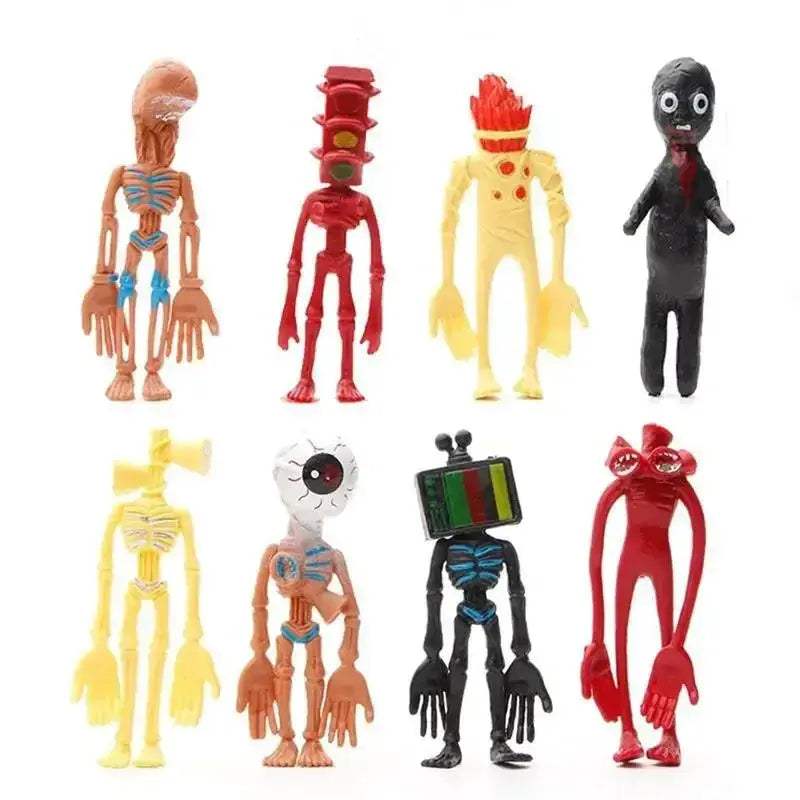Siren Head PVC Action Figures Set Collectible Horror For Kids - ToylandEU