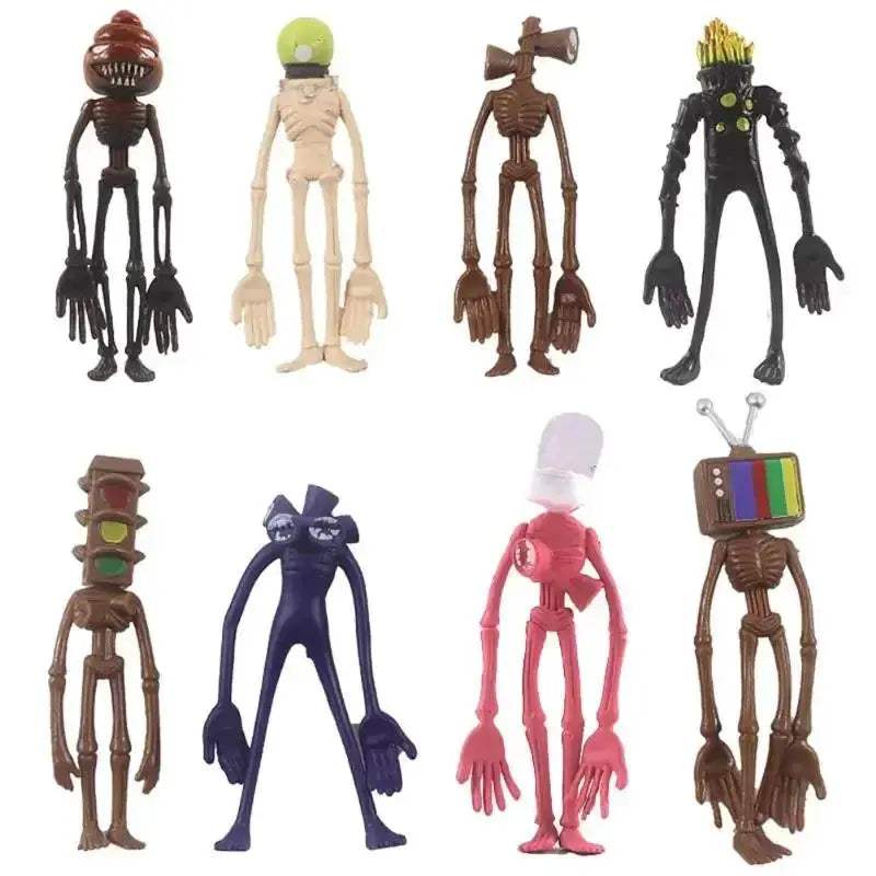 Siren Head PVC Action Figures Set Collectible Horror For Kids - ToylandEU