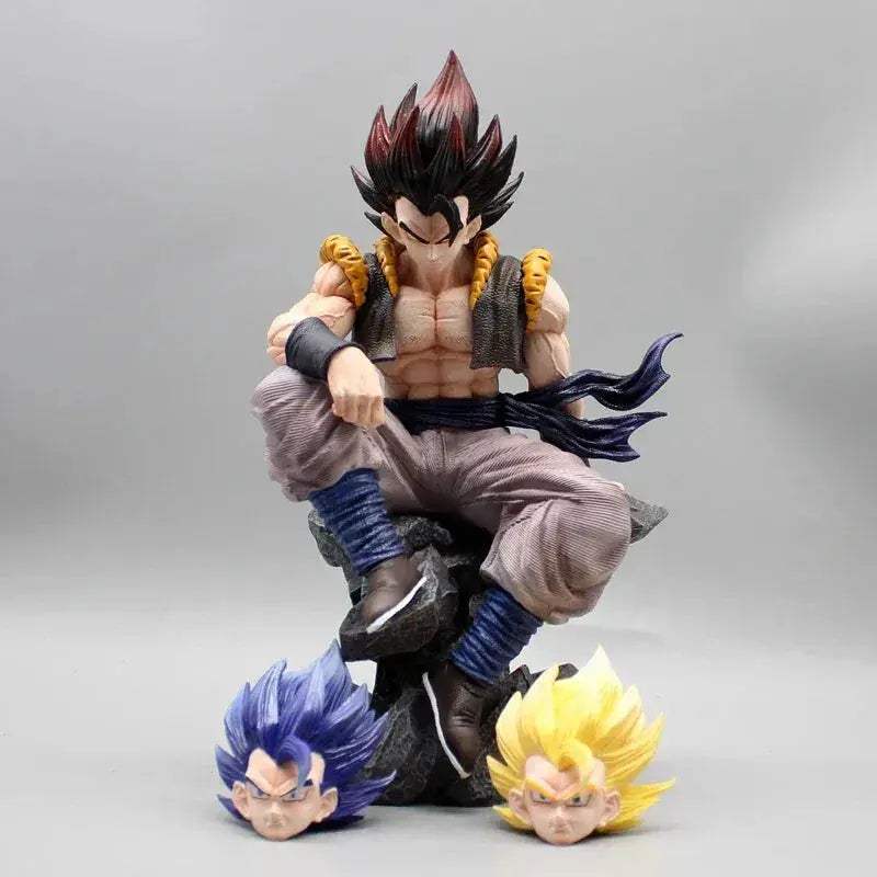 Dragon Ball Z Sitting Gogeta Figure With 3 Swappable Heads - ToylandEU