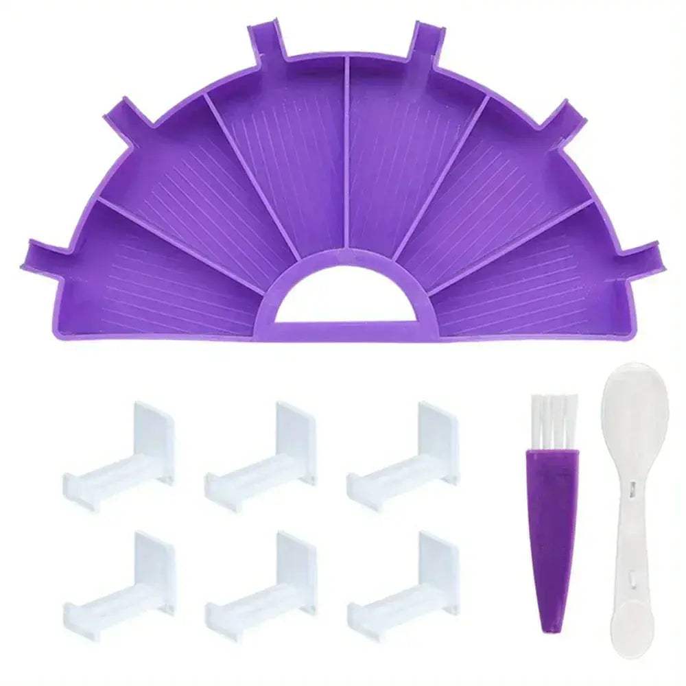 Six Grid Diamond Painting Tray Kit Large Capacity With Tools - ToylandEU