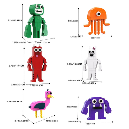  Six-In-One Jumbo Building Blocks LEGO Compatible Safe -  ToylandEU™