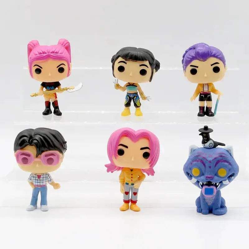 Six In One Kpop Demon Hunters Action Figure Collection - ToylandEU