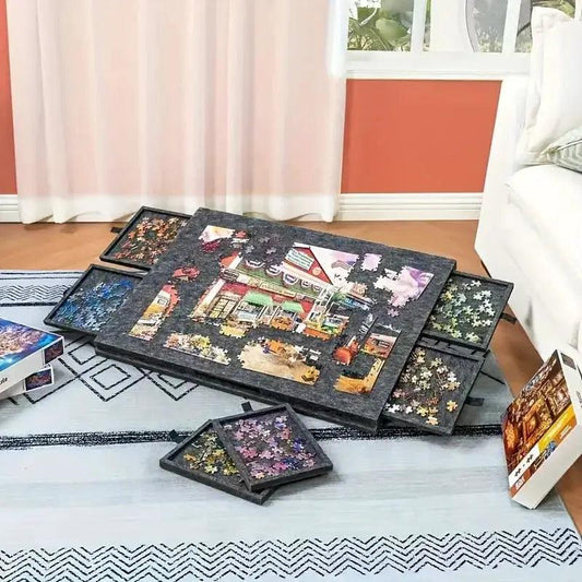  Six In One Puzzle Desk Tiltable Surface With Drawers -  ToylandEU™
