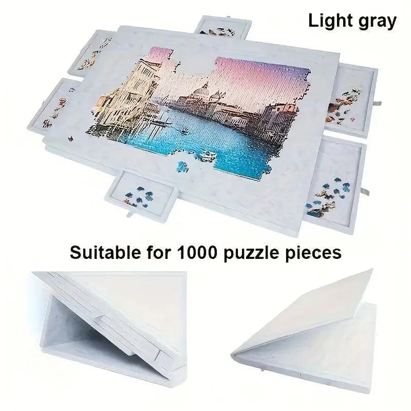  Six In One Puzzle Desk Tiltable Surface With Drawers -  ToylandEU™