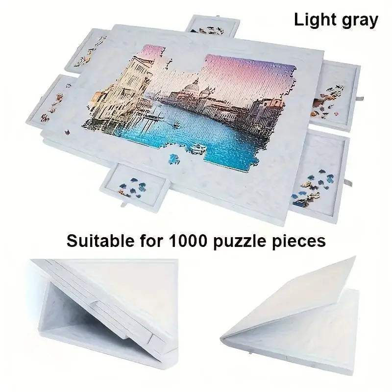  Six In One Puzzle Desk Tiltable Surface With Drawers -  ToylandEU™