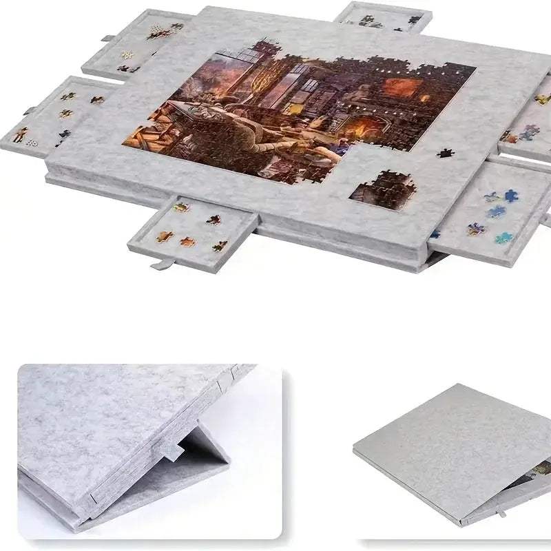  Six In One Puzzle Desk Tiltable Surface With Drawers -  ToylandEU™