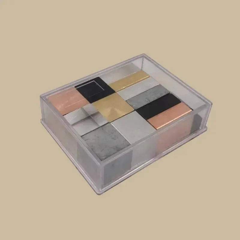 Six Material Cube Group For Physics Experiments With Same Volume - ToylandEU