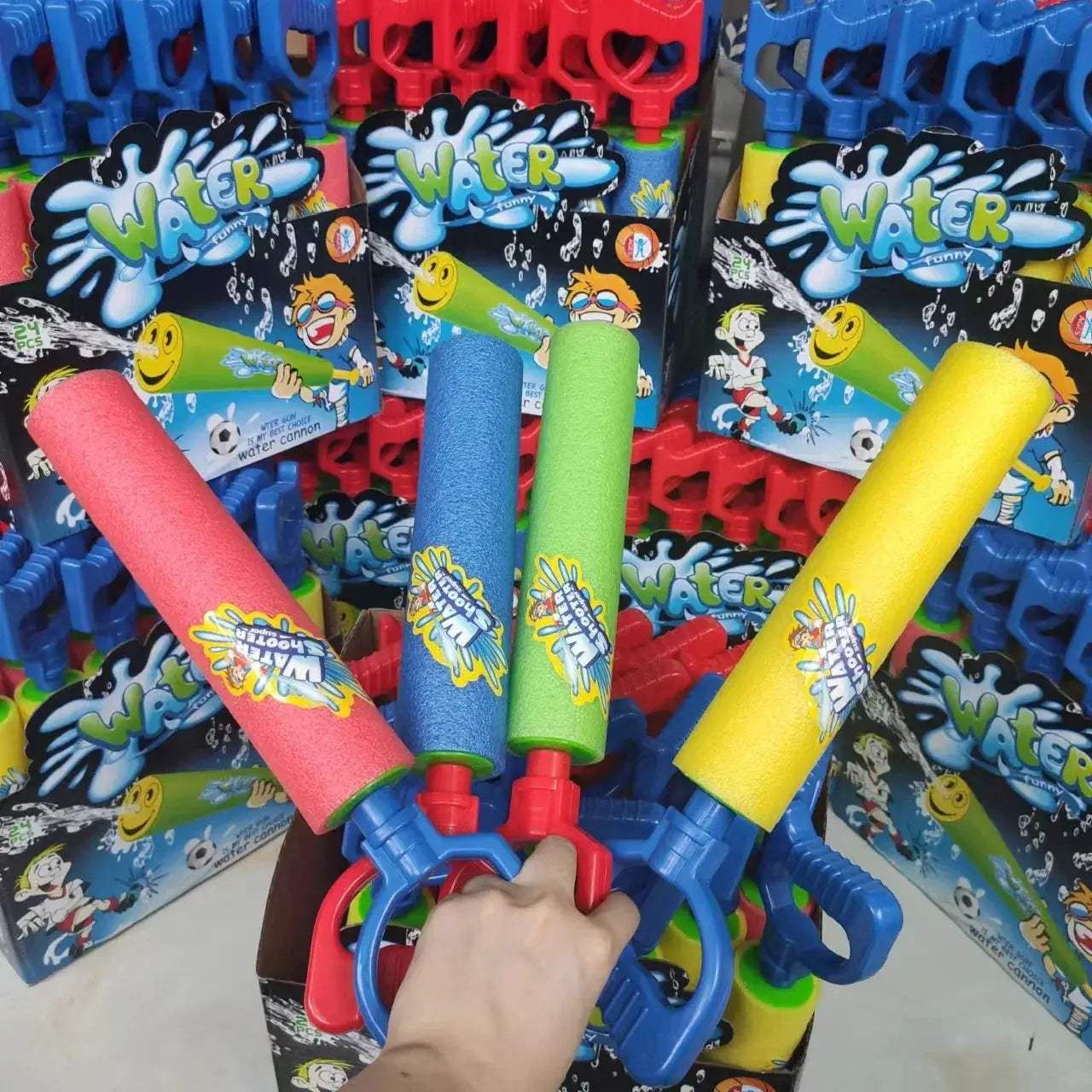 Six Pack Water Guns Blaster Set For Summer Beach Fun - ToylandEU