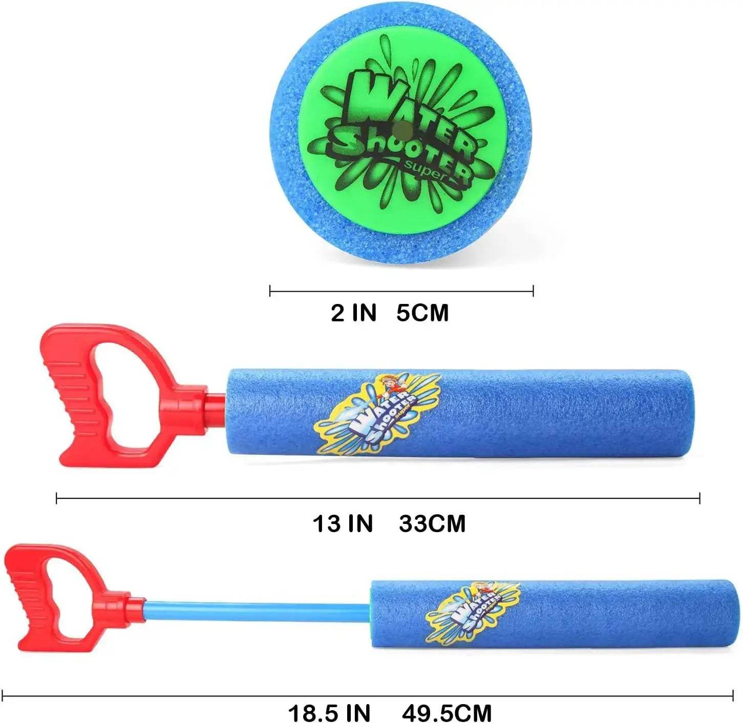 Six Pack Water Guns Blaster Set For Summer Beach Fun - ToylandEU