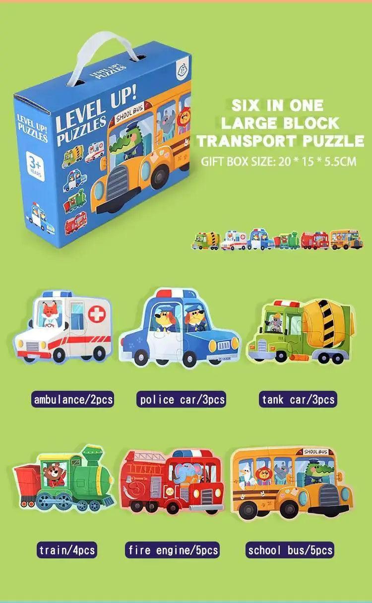  Six in One Handheld Gift Box Puzzle for Kids Age 3-6 -  ToylandEU™