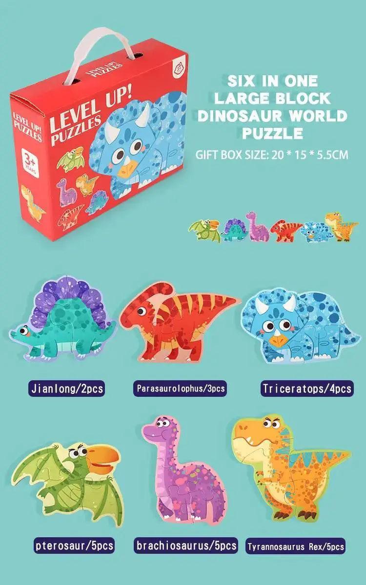  Six in One Handheld Gift Box Puzzle for Kids Age 3-6 -  ToylandEU™