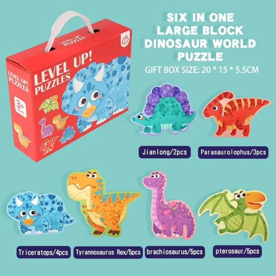  Six in One Handheld Gift Box Puzzle for Kids Age 3-6 -  ToylandEU™