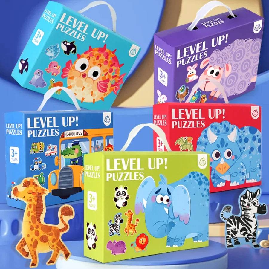 Six in One Handheld Gift Box Puzzle for Kids Age 3-6 - ToylandEU
