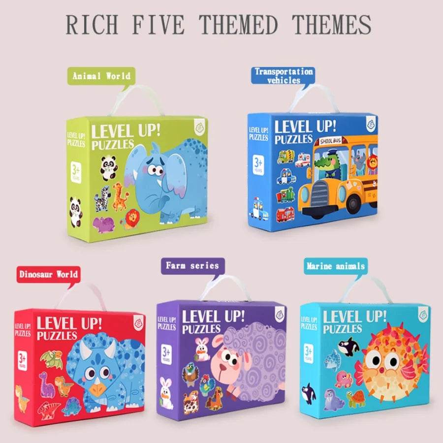 Six in One Handheld Gift Box Puzzle for Kids Age 3-6 - ToylandEU