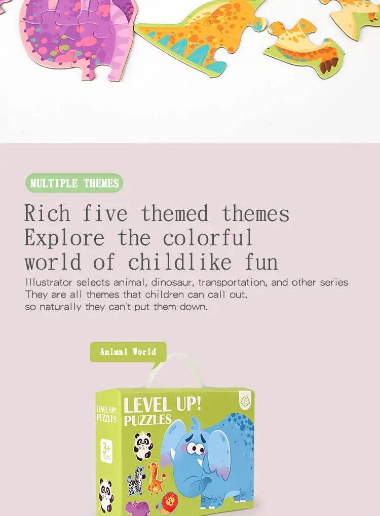 Six in One Handheld Gift Box Puzzle for Kids Age 3-6 - ToylandEU