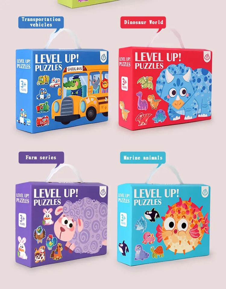 Six in One Handheld Gift Box Puzzle for Kids Age 3-6 - ToylandEU