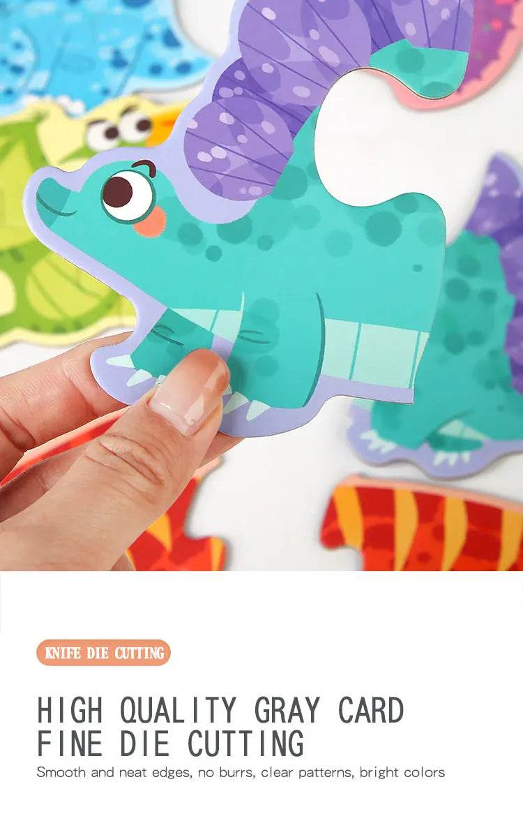 Six in One Handheld Gift Box Puzzle for Kids Age 3-6 - ToylandEU