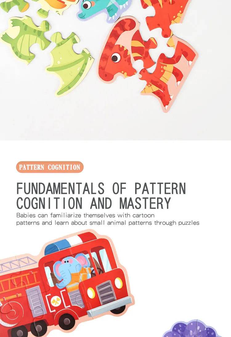 Six in One Handheld Gift Box Puzzle for Kids Age 3-6 - ToylandEU