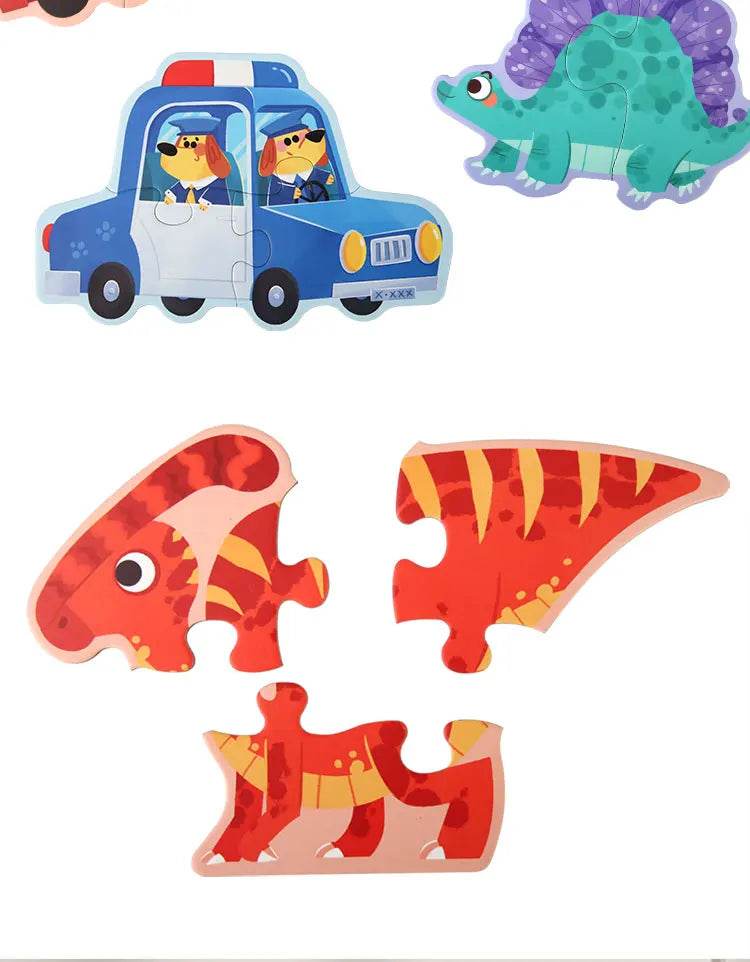 Six in One Handheld Gift Box Puzzle for Kids Age 3-6 - ToylandEU