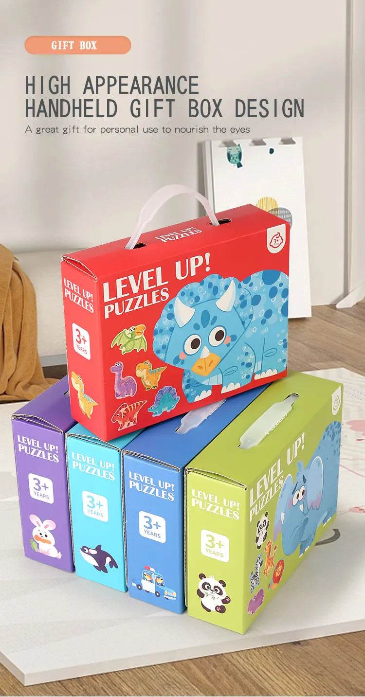 Six in One Handheld Gift Box Puzzle for Kids Age 3-6 - ToylandEU