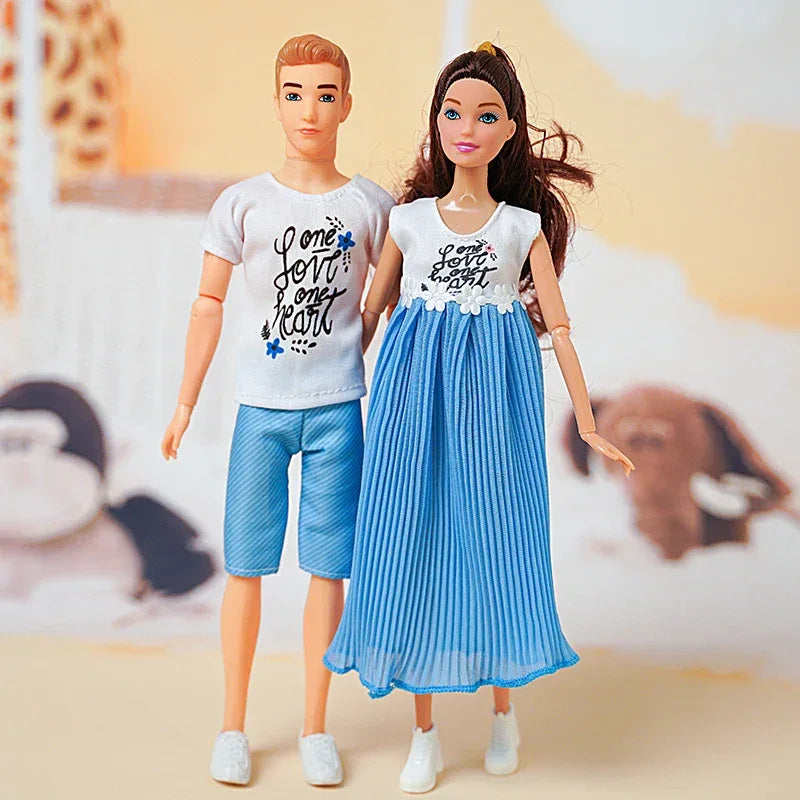 Sixth Scale Ken Doll Couple Full Set With Clothes Included - ToylandEU