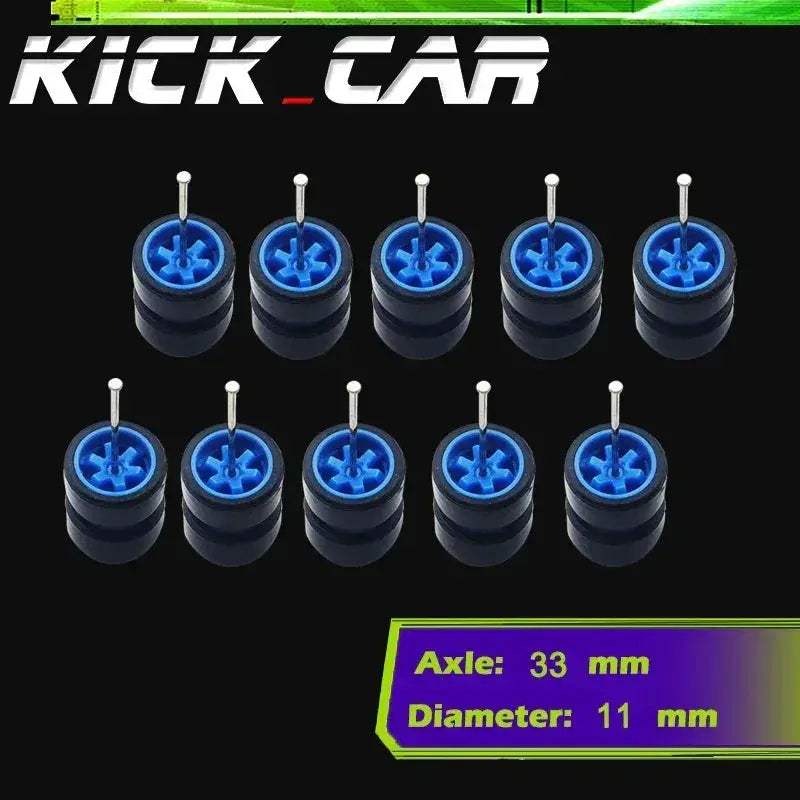 Sixty Four Scale Diecast Car Wheels With Durable Electroplated ABS - ToylandEU