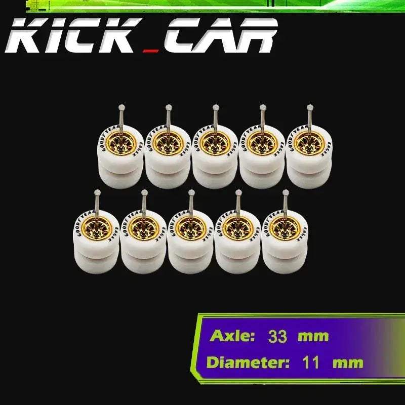 Sixty Four Scale Diecast Car Wheels With Durable Electroplated ABS - ToylandEU