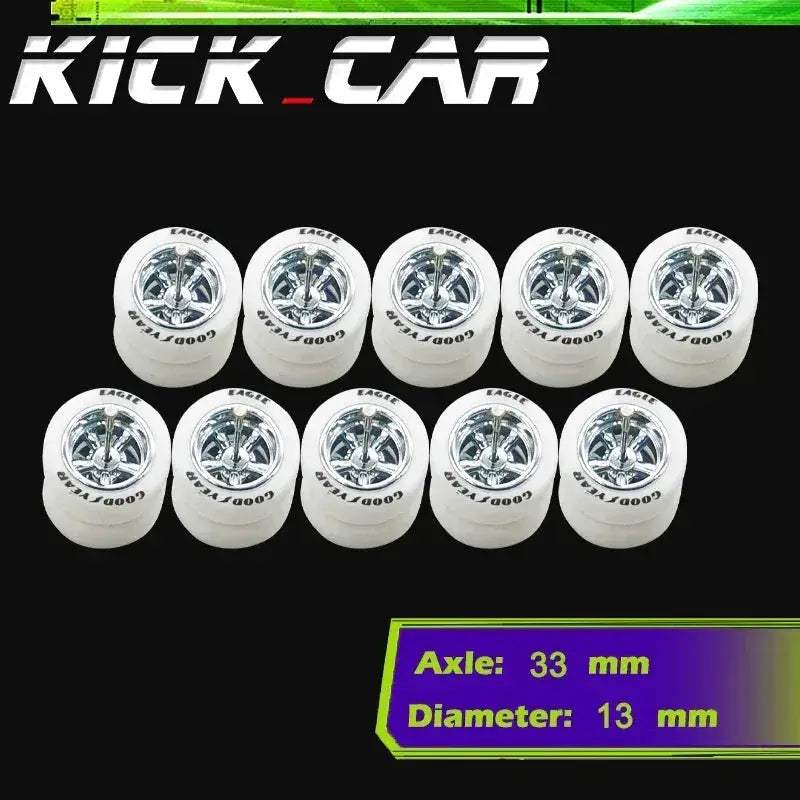 Sixty Four Scale Diecast Car Wheels With Durable Electroplated ABS - ToylandEU