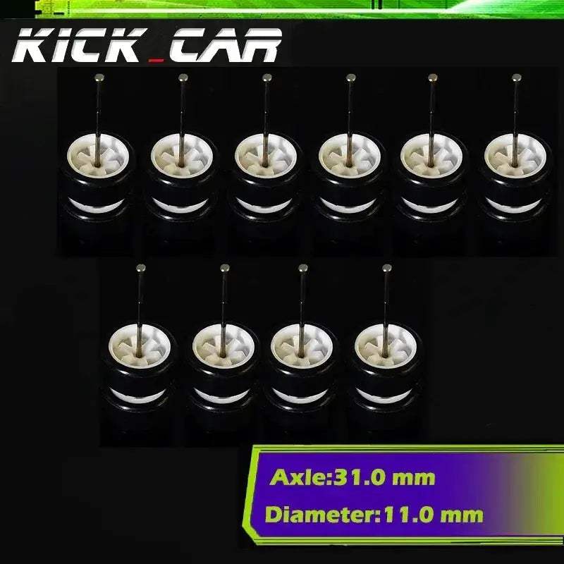 Sixty Four Scale Diecast Car Wheels With Durable Electroplated ABS - ToylandEU