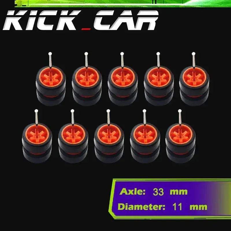 Sixty Four Scale Diecast Car Wheels With Durable Electroplated ABS - ToylandEU