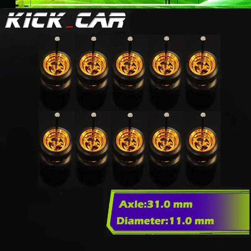 Sixty Four Scale Diecast Car Wheels With Durable Electroplated ABS - ToylandEU