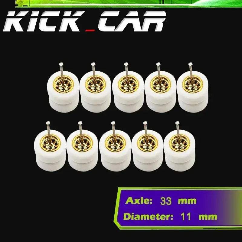 Sixty Four Scale Diecast Car Wheels With Durable Electroplated ABS - ToylandEU
