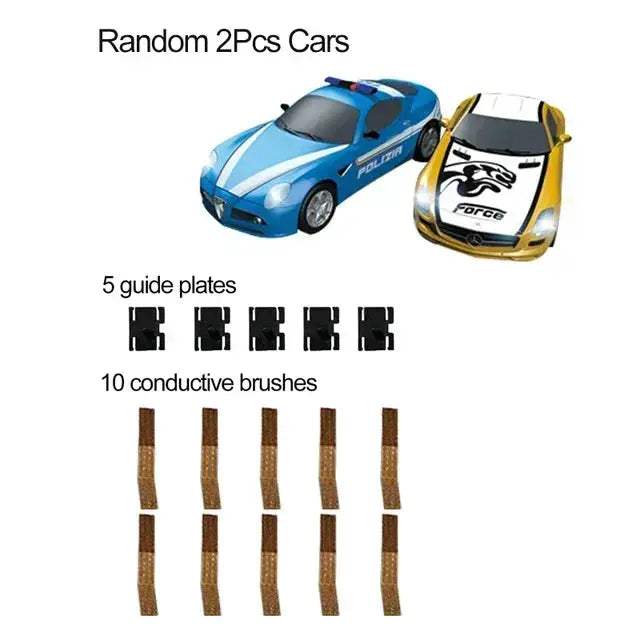 Sixty Four Scale Slot Car Racing Track Set Remote Control - ToylandEU