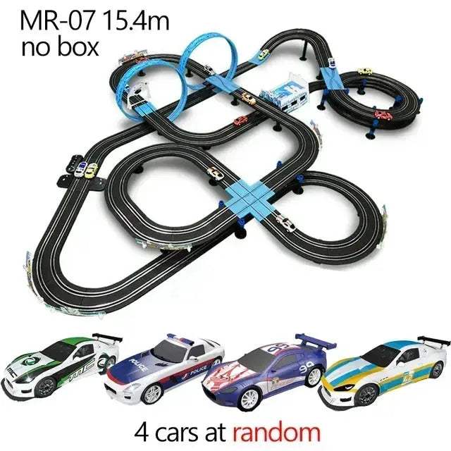 Sixty Four Scale Slot Car Racing Track Set Remote Control - ToylandEU
