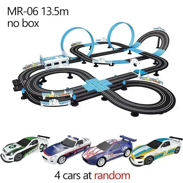 Sixty Four Scale Slot Car Racing Track Set Remote Control - ToylandEU