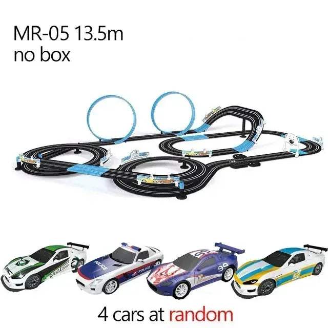Sixty Four Scale Slot Car Racing Track Set Remote Control - ToylandEU