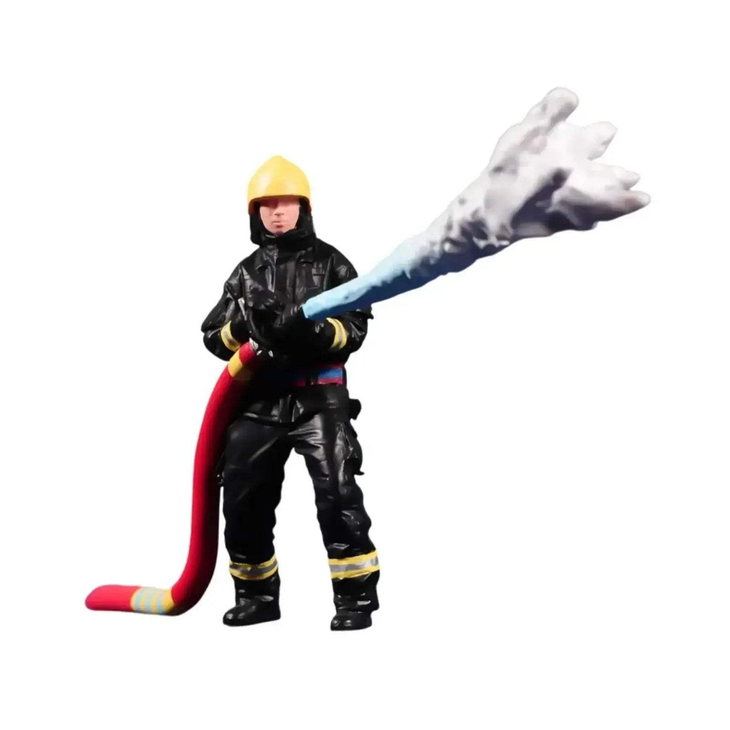 Sixty Fourth Scale Firefighter Figure for Dioramas Realistic Detail - ToylandEU