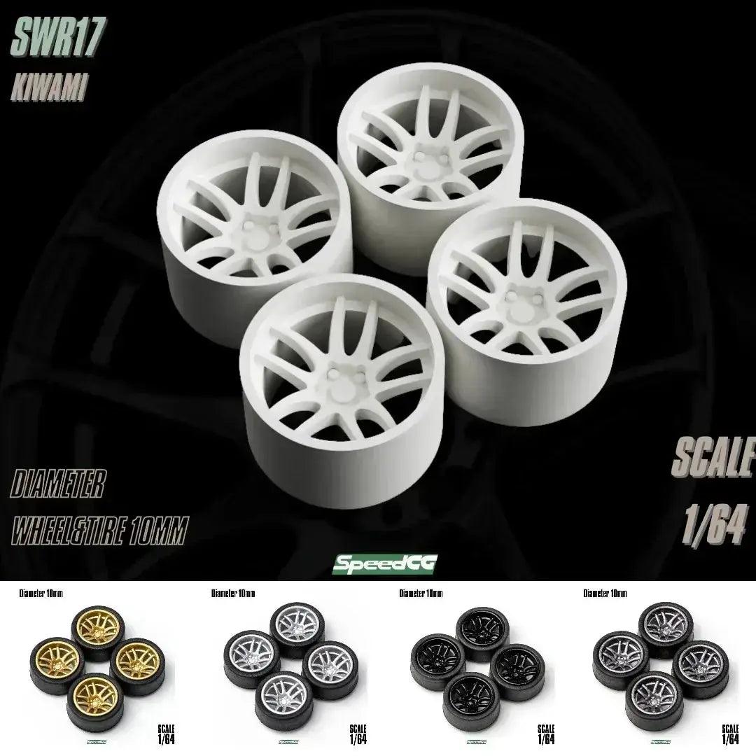  SixtyFour ABS Wheels Rubber Tires For Model Cars -  ToylandEU™