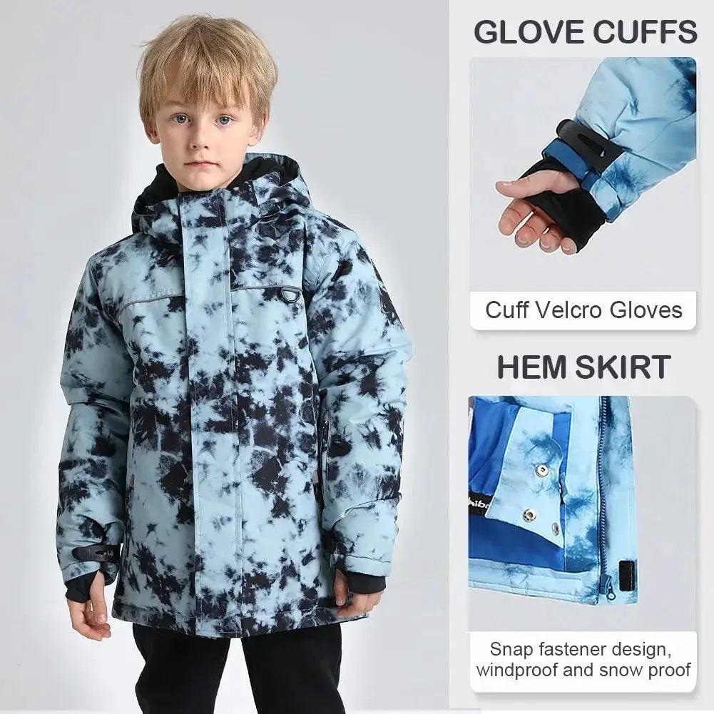  Waterproof Kids Snow Jacket Hooded Warm Winter Coat -  ToylandEU™