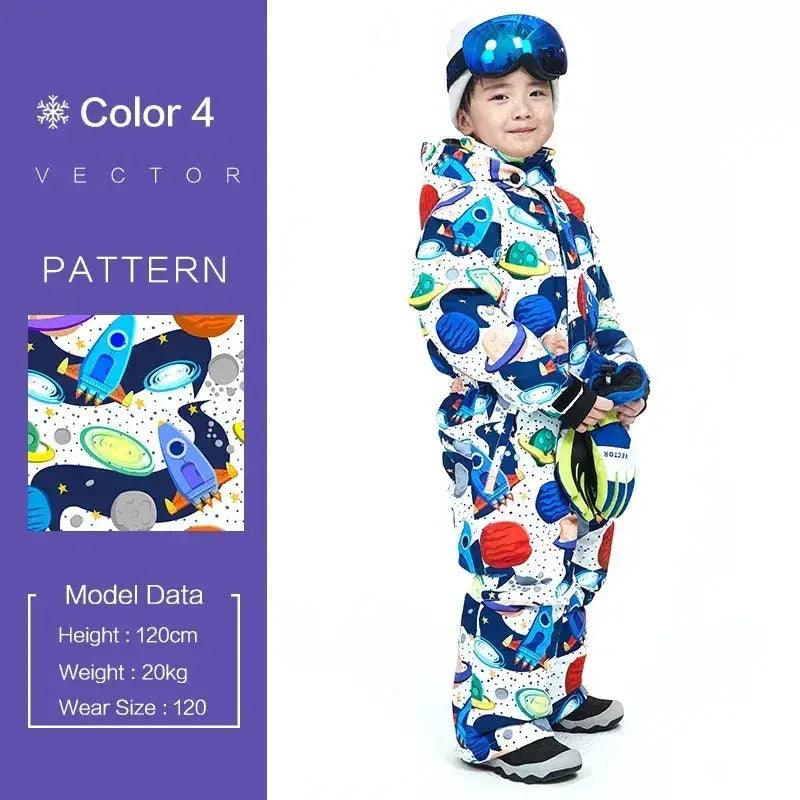  Kids Waterproof Winter Ski Jacket With Taped Seams -  ToylandEU™