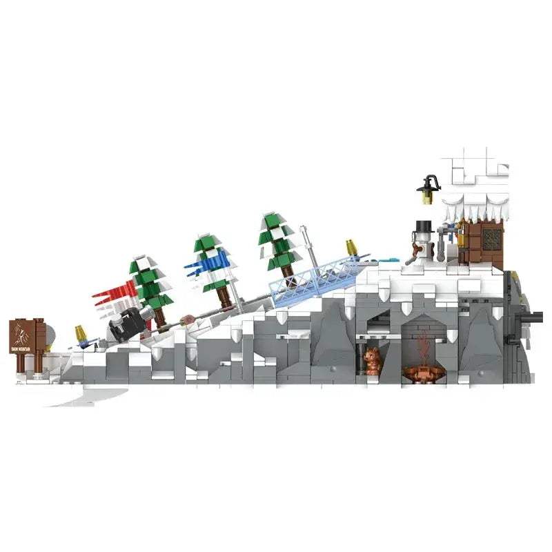 Ski Resort Building Blocks Set 2200 Pieces Lego Compatible - ToylandEU