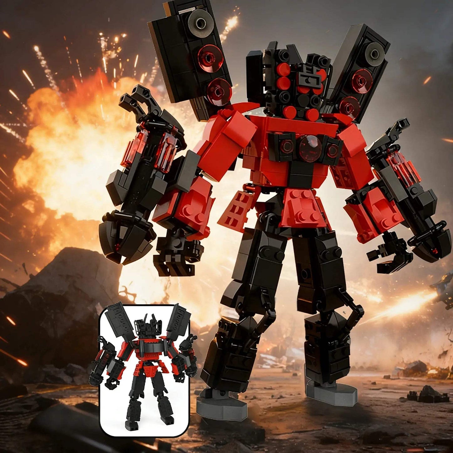  Skibidi Cameraman Building Blocks Set LEGO Compatible -  ToylandEU™