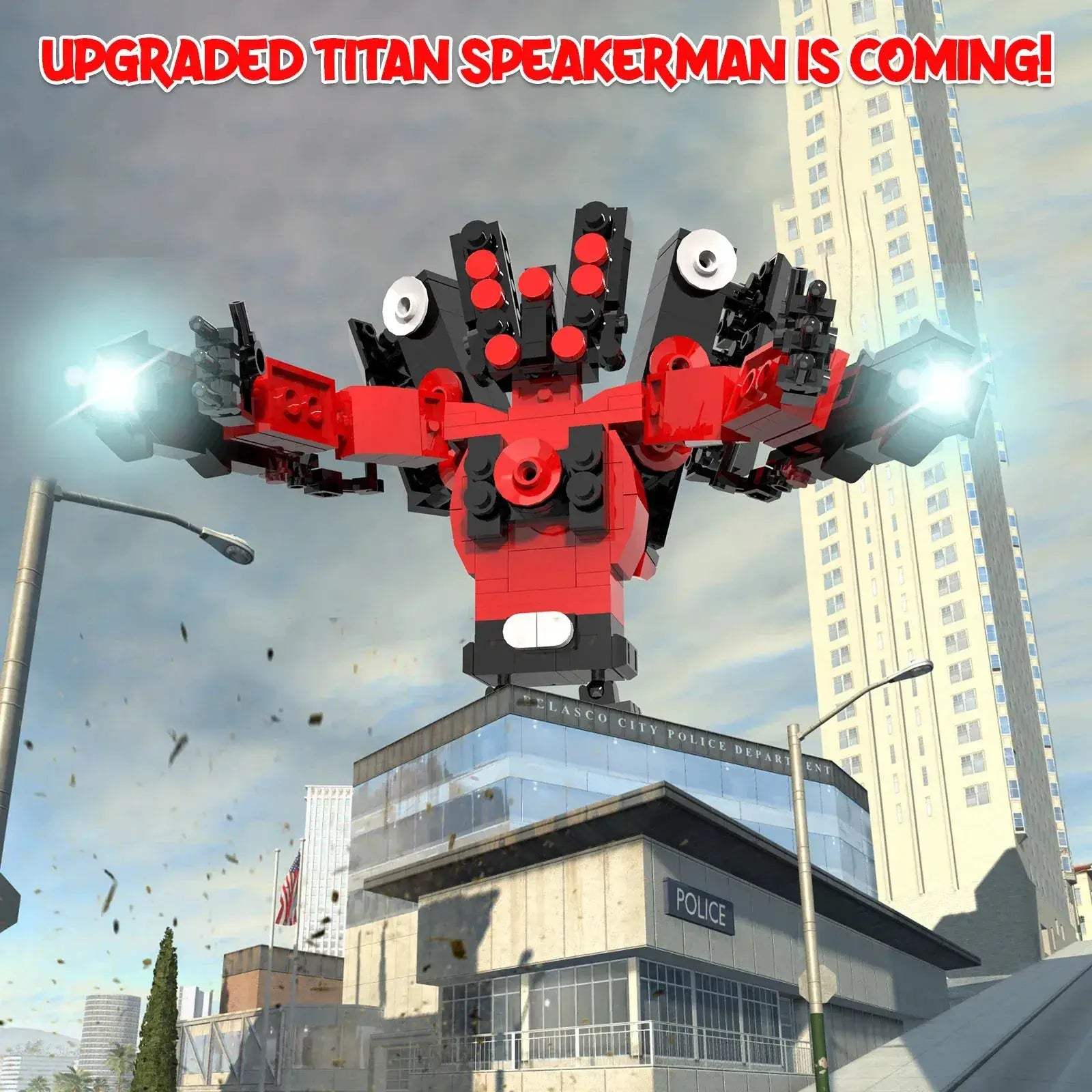 Skibidi Titan Speakerman Building Set For Creative Play - ToylandEU
