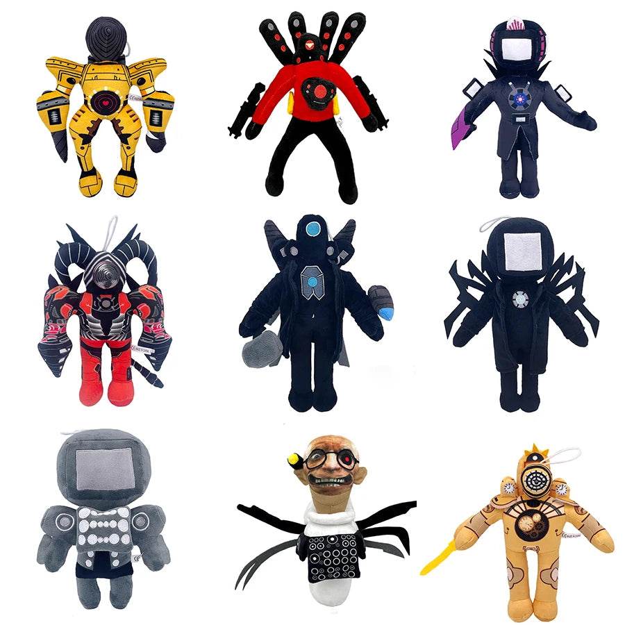Skibidi Toilet Bosses Titan TV Man Cameraman Plush Toys - ToylandEU