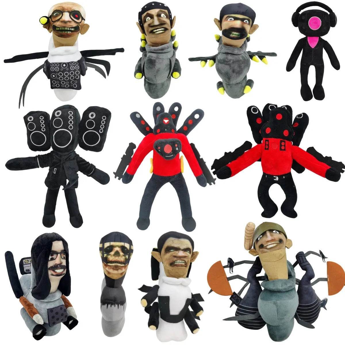 Skibidi Toilet Bosses Titan TV Man Cameraman Plush Toys - ToylandEU
