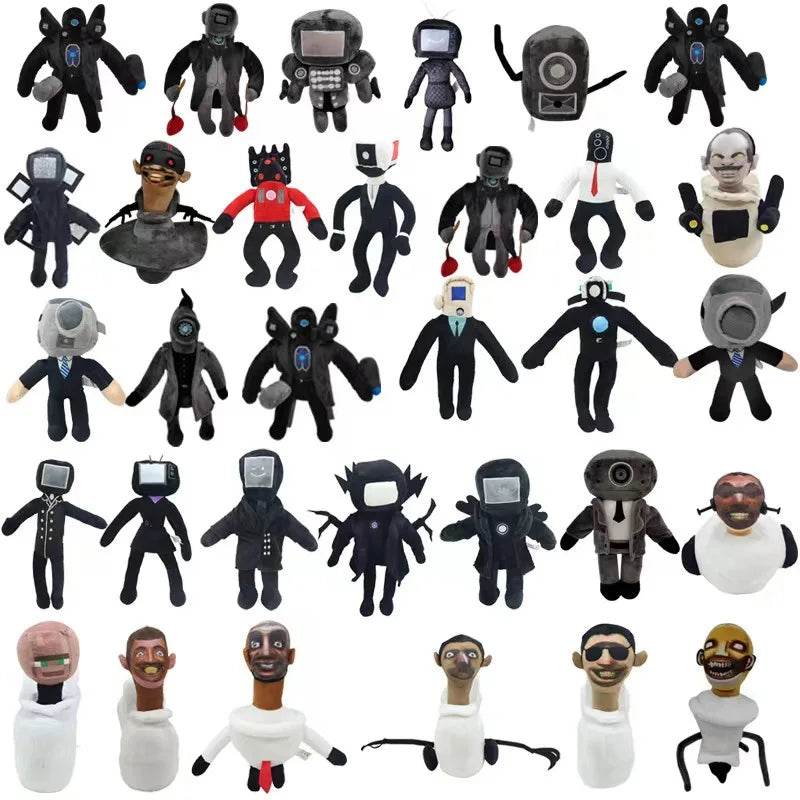 Skibidi Toilet Bosses Titan TV Man Cameraman Plush Toys - ToylandEU