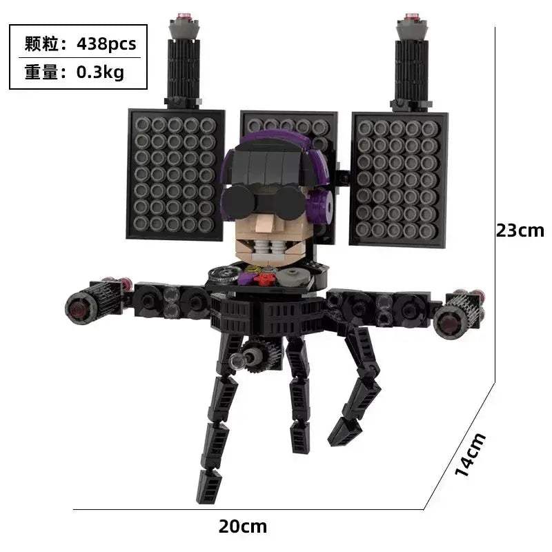 Skibidi Toilet Lego Compatible Building Blocks Set - ToylandEU