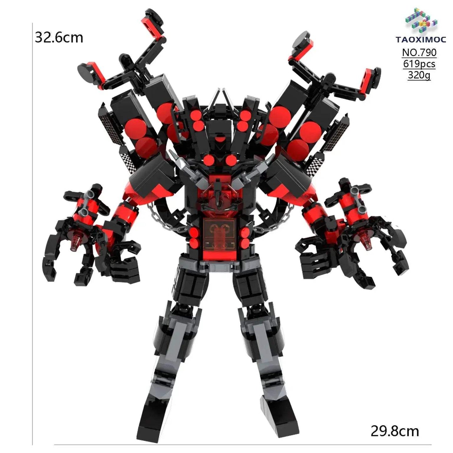 Skibidi Toilet Lego Style Building Blocks Collectible Figure - ToylandEU
