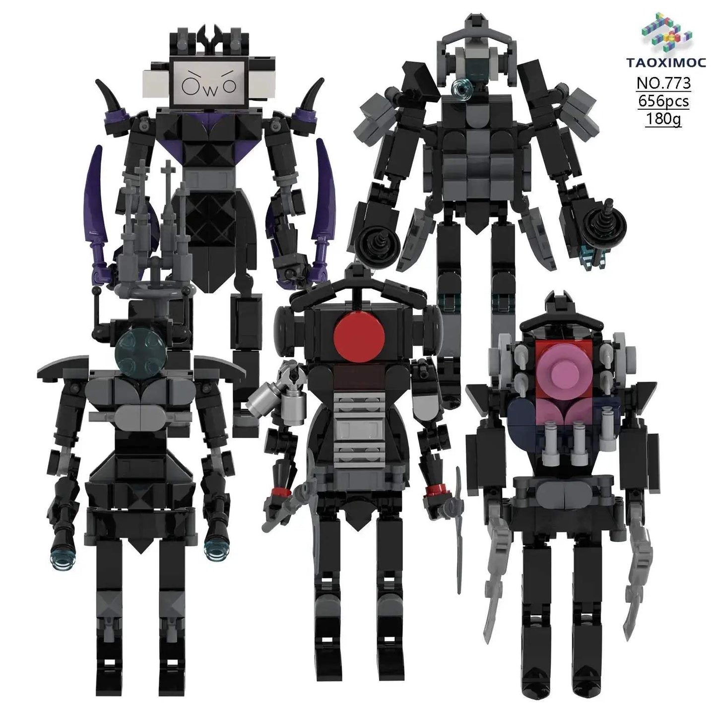 Skibidi Toilet Lego Style Building Blocks Collectible Figure - ToylandEU