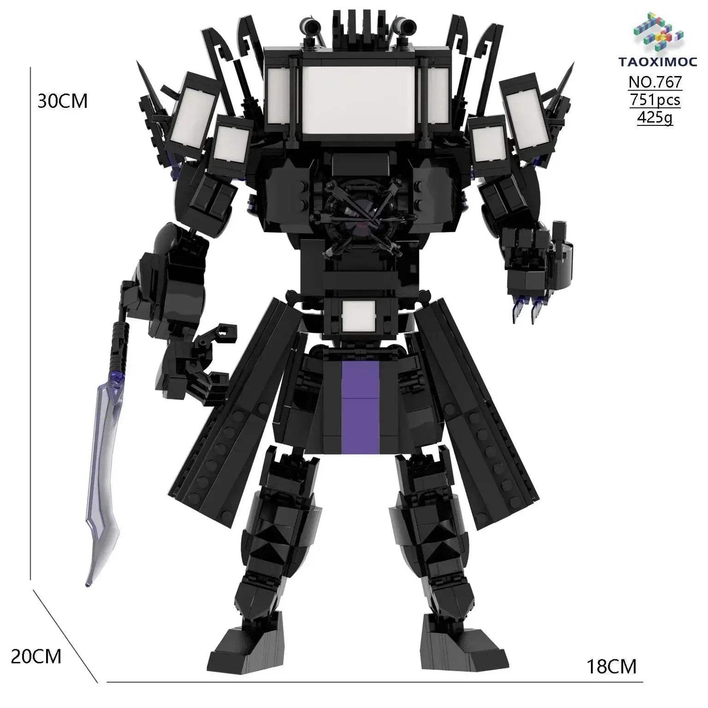 Skibidi Toilet Lego Style Building Blocks Collectible Figure - ToylandEU